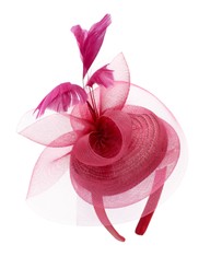 Morgan & Taylor - Elisa Fascinator in Burgundy Red