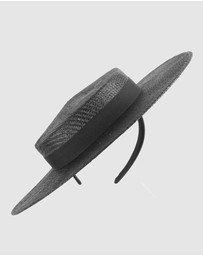 Max Alexander - Black Boater Hat