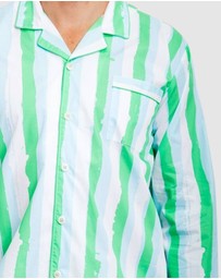 Sant And Abel - Men's Drawbertson Wild Stripes Long PJ Set