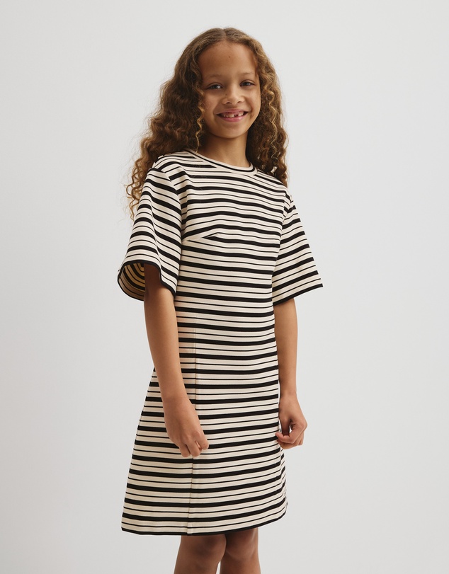 Country Road - Teen Short Sleeve Stripe T-shirt Dress
