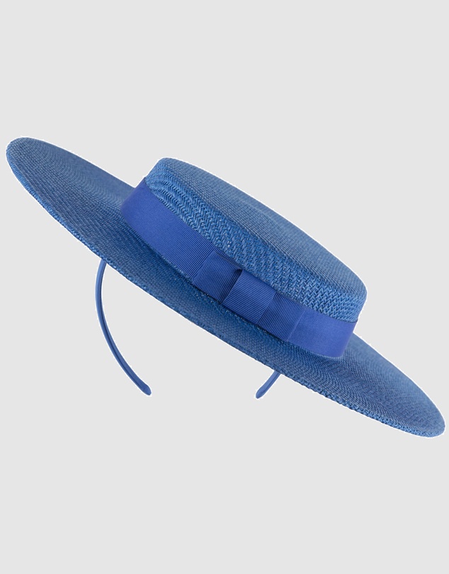 Max Alexander - Royal Blue Boater Hat