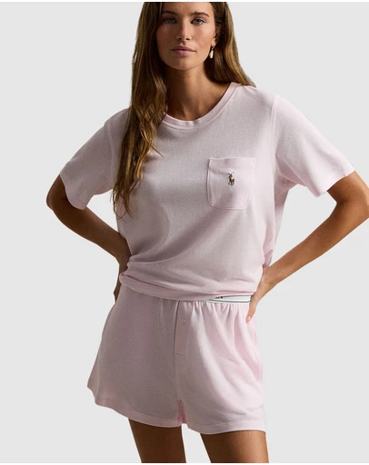 Polo Ralph Lauren - Knit Oxford Modal & Cotton Short Sleeve Tee & Short Set