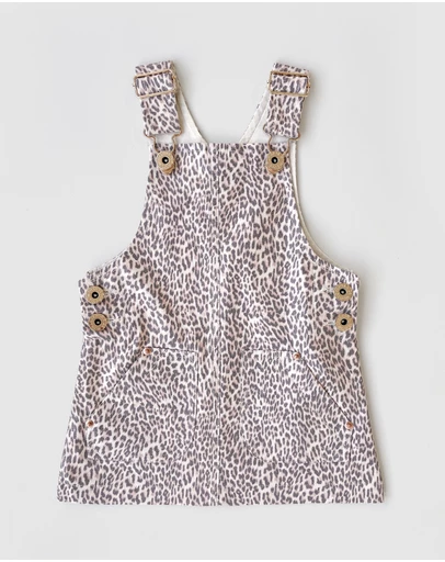 WITH LOVE FOR KIDS - Hazel Denim Pinafore Dress - Babies - Kids
