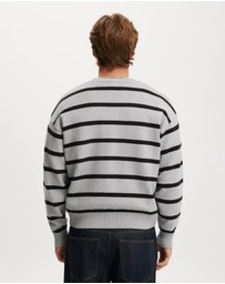 Cotton On - Box Fit Crew Knit