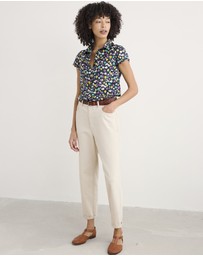 Seasalt - Seasalt Cornwall Multi Rushmaker Short Sleeve Shirt