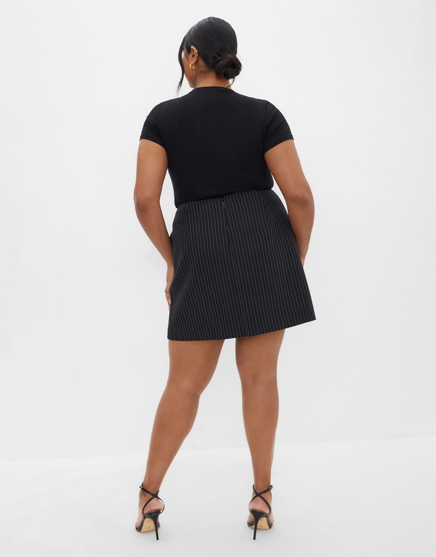 City Chic - Payton Pinstripe Skirt