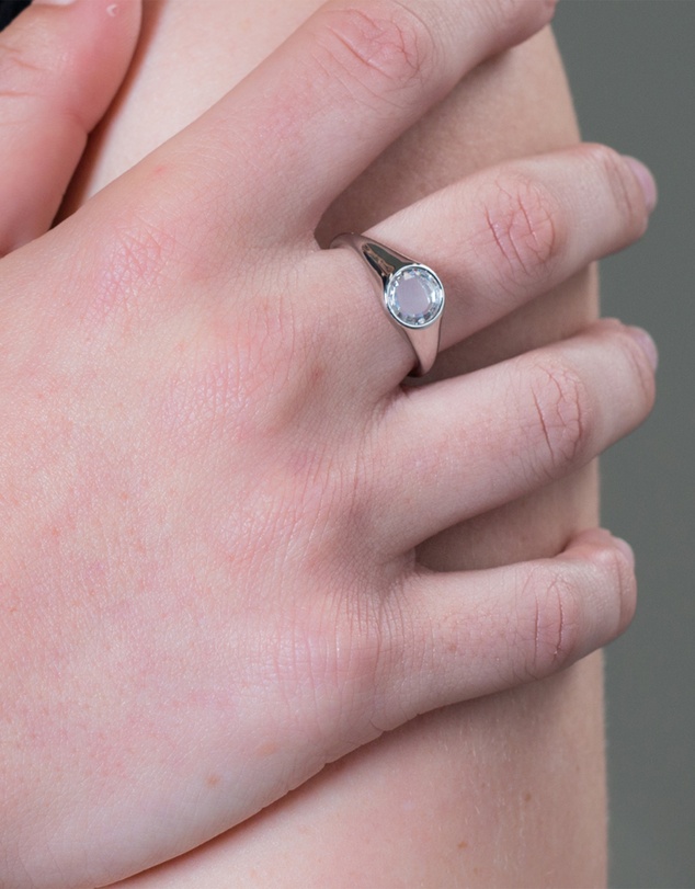 Georgini - Sliced Stone Silver Ring