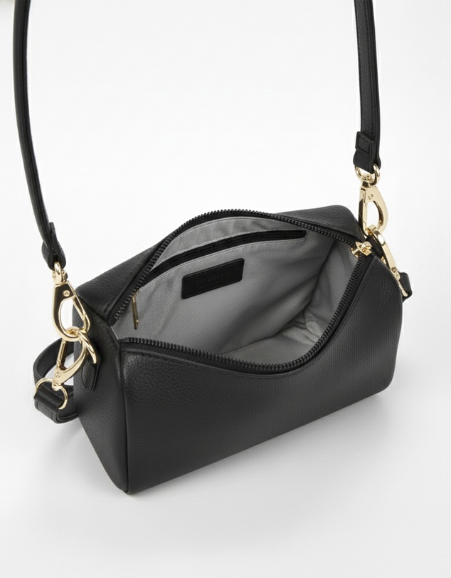 Cobb & Co - Botany Classic Barrel Leather Crossbody Bag