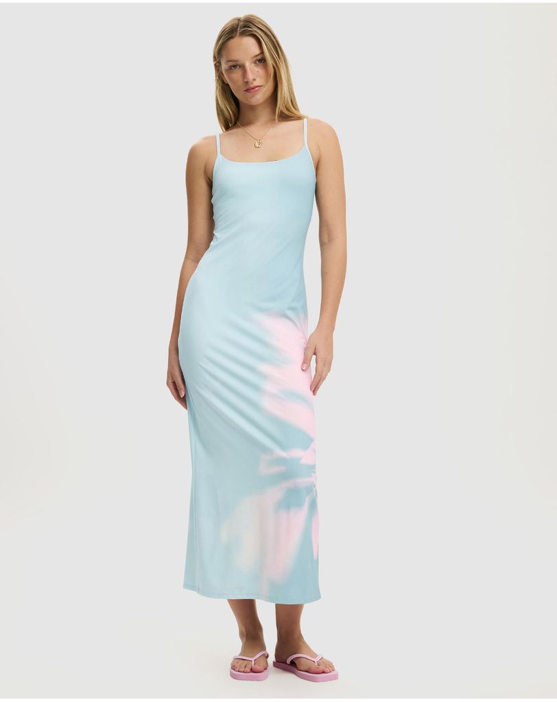 white christmas dresses Sandy Maxi Dress – Oakie The Label main image 1