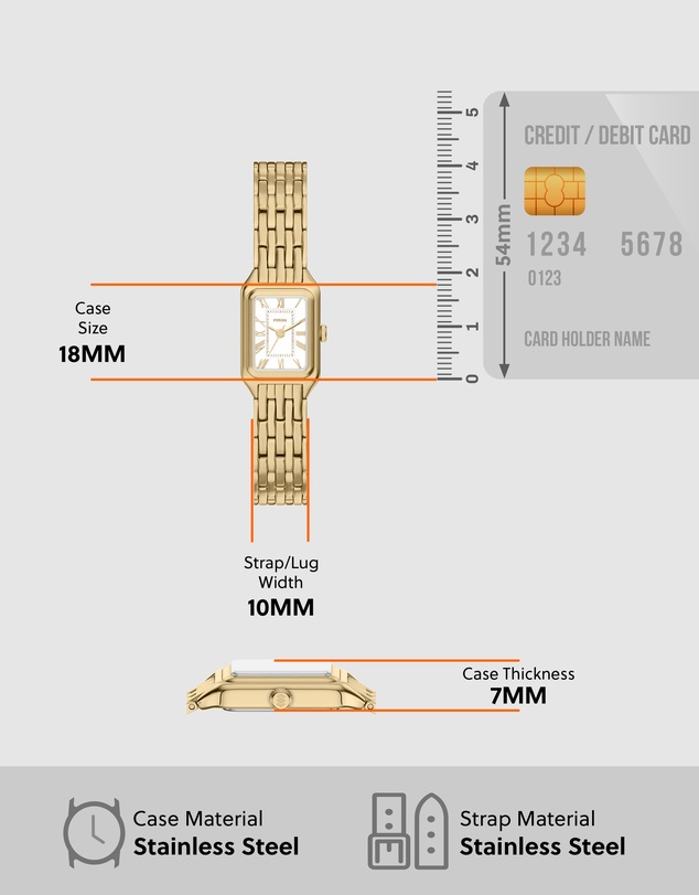 Fossil - Raquel Gold Tone Analogue Watch