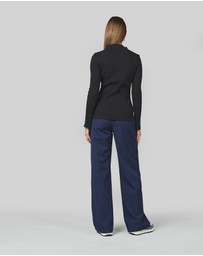 DRICOPER DENIM - Wave High Neck Top