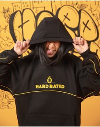 Hard Rated - Piped Hoodie