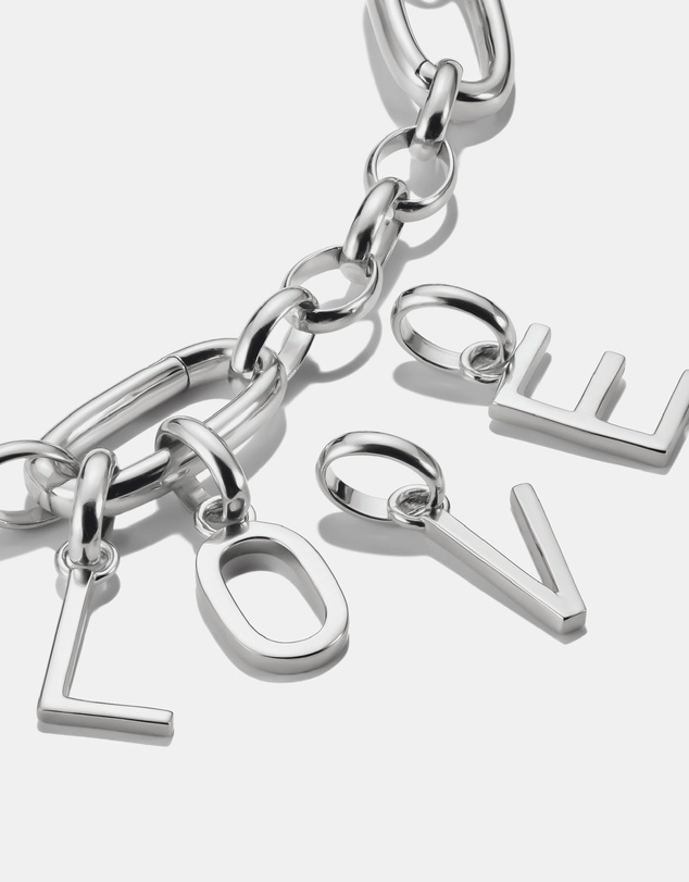 THOMAS SABO - THOMAS SABO Connect Charm letter E Silver