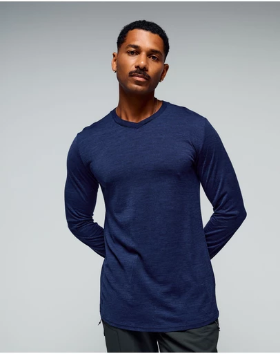Kathmandu - 100% Merino Long Sleeve V-Top