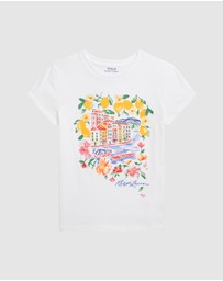 Polo Ralph Lauren - Cotton Jersey Graphic Tee - Kids-Teens