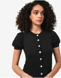 Forcast - Cindy Puff Sleeve Cardigan