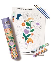 Journey Of Something - Kids Paint by Numbers - Flower Patch