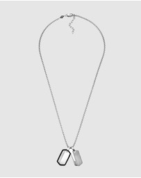 Fossil - Vintage Casual Silver-Tone Necklace