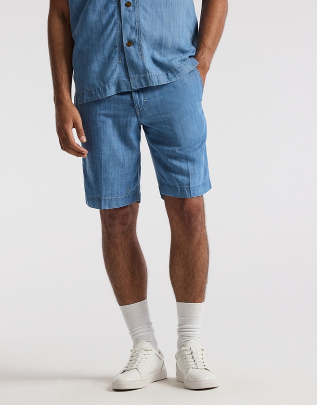 Calibre - Fluid Denim Shorts Blue