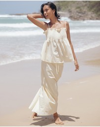 Petal & Pup - Carson Pleated Top - Butter Yellow