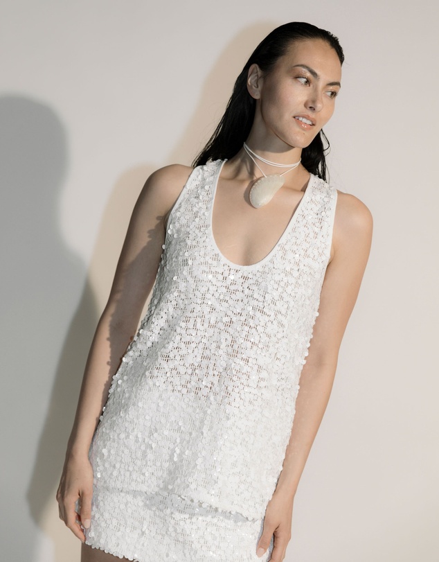 Lover - Claudia Sequin Scoop Neck Cami