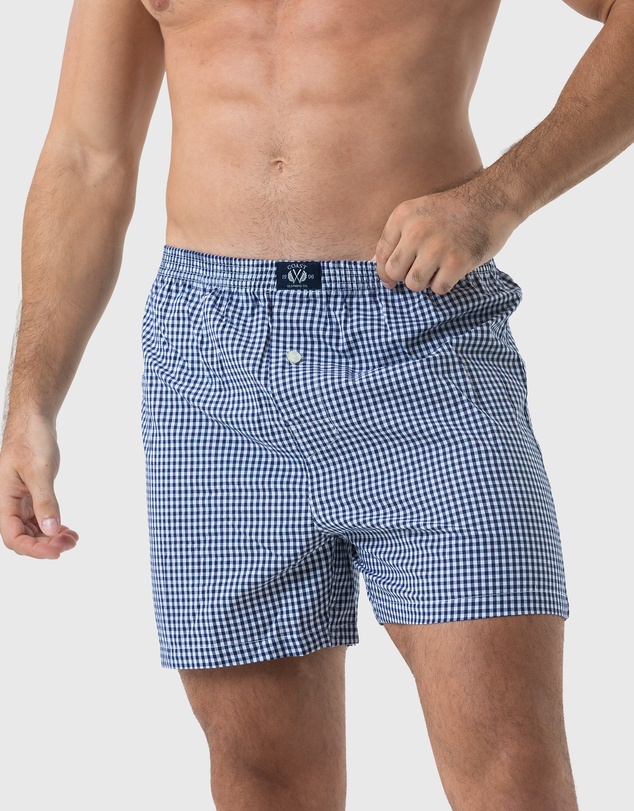 Coast Clothing - Grey 2 Pack Woven Boxers