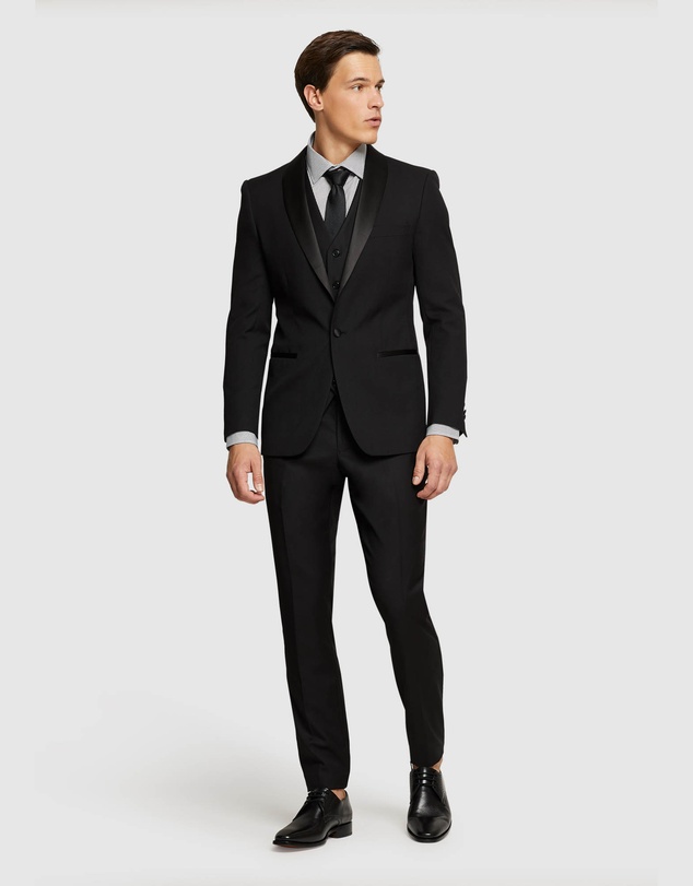 Oxford - Dinner Suit Trousers W/Satin Tape