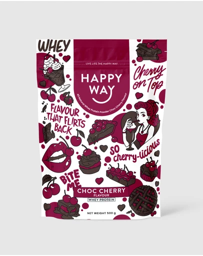 Happy Way - Choc Cherry Whey Protein Powder