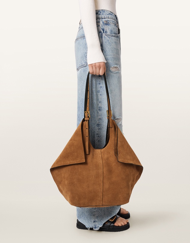AllSaints - Ara Suede EW Tote