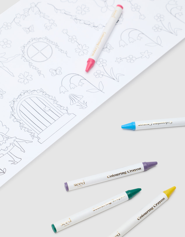 Seed Heritage - Flower Fairy Colouring Roll