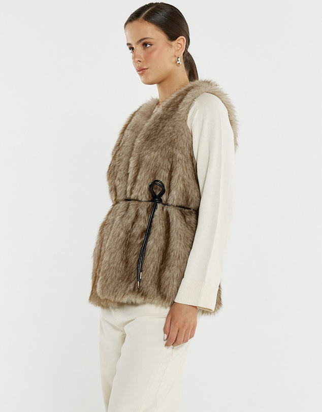 Sass - Riya Fur Gilet