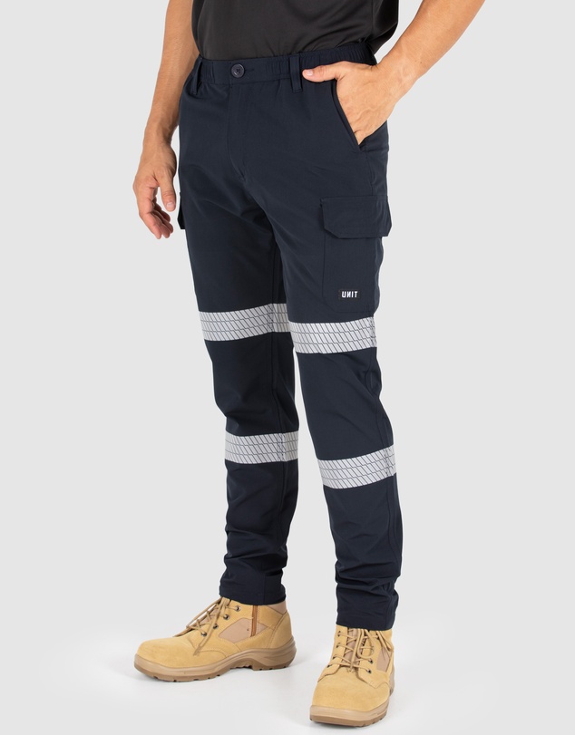 UNIT Workwear - UNIT Mens Flexlite Reflective Utility Pants.