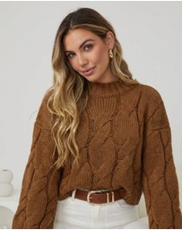 Esther & Co - Hadi Knit - Cinnamon