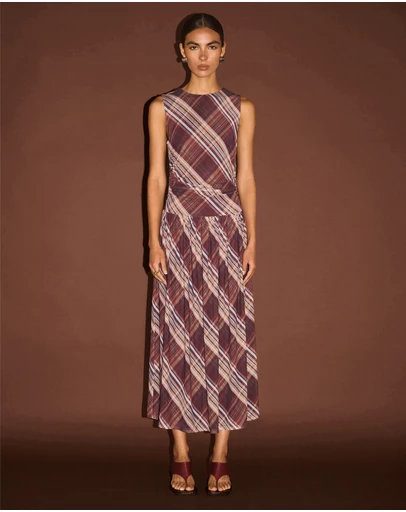Staple the Label - Arles Drop Waist Mesh Dress