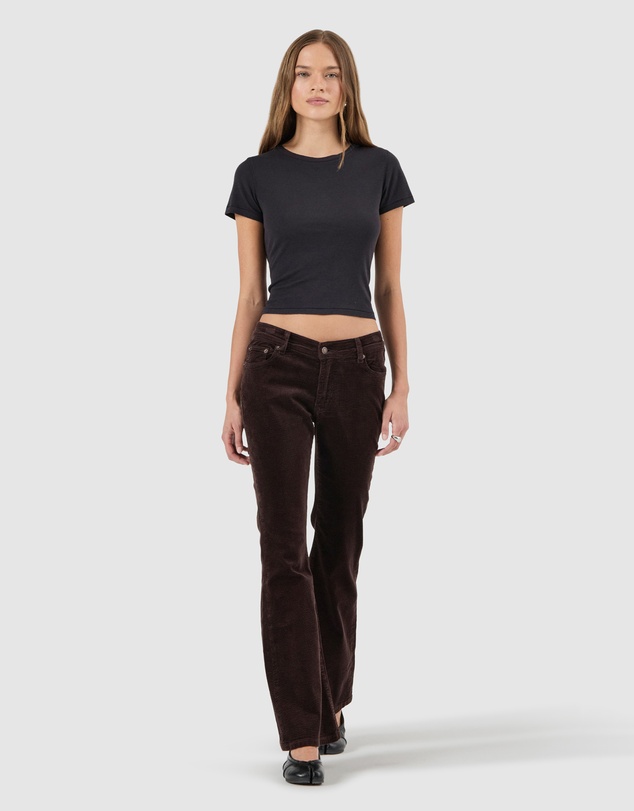 Rolla's - Downtown Flare Jean - Espresso Cord