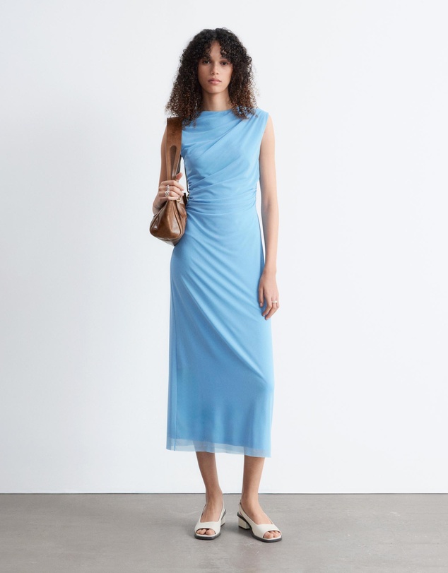 & Other Stories - Draped Sleeveless Midi Dress