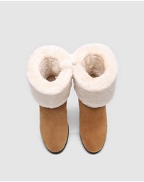 EVERAU - Australian Shepherd Ugg Candice Cow Suede Upper Boots
