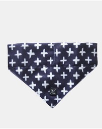 Mog & Bone - Dog Bandana - Navy Cross Print