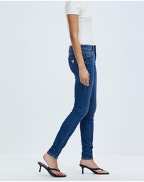 GUESS - Annette Mid Rise Skinny Jeans