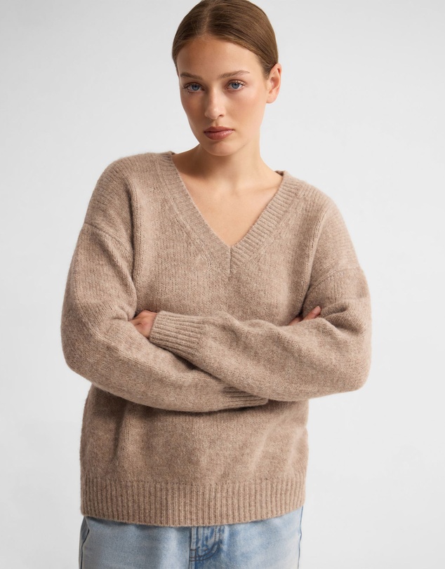 Oxford - Bridgette Alpaca Blend V-Neck