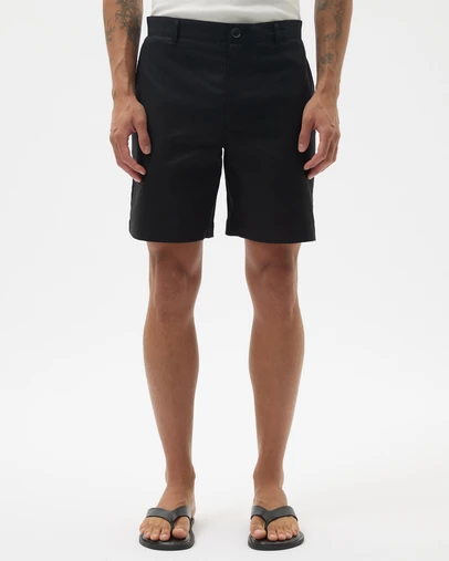 AERE - Tailored Linen Blend Shorts