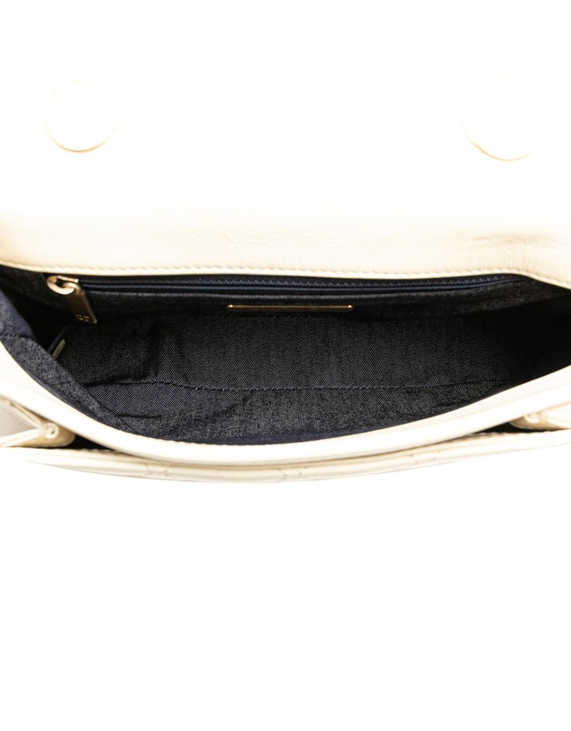 Pre-Loved by Azura Reborn - Pre-Loved Crumpled Calfskin En Vogue Rope Flap