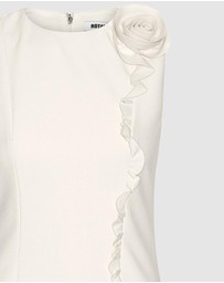 ROTATE - Crepe Mini Flower Dress