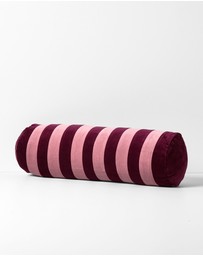 Aura Home - Velvet Stripe Bolster
