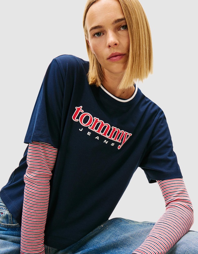 Tommy Jeans - Boxy Tommy Applique Shortsleeve Tee