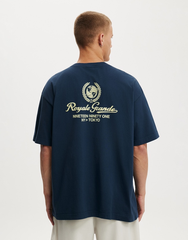 Cotton On - Box Fit Text T-Shirt