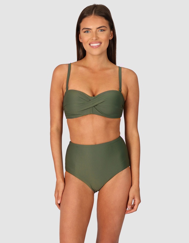 Baku Swimwear - Rococco D/DD Cup Bandeau Bikini Bra Top