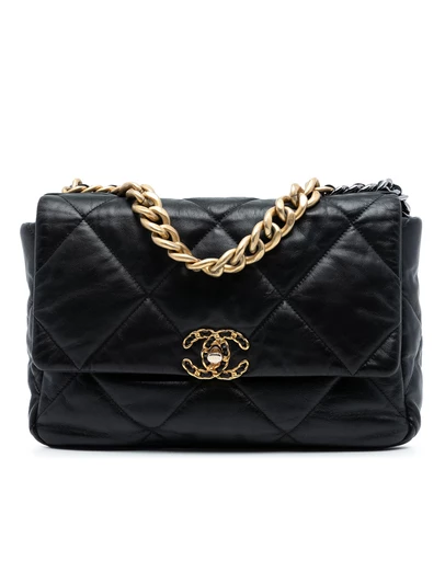 Pre-Loved by Azura Reborn - Pre-Loved Large Lambskin 19 Flap