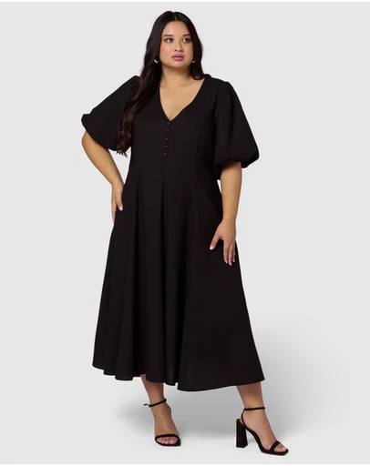 Pink Dusk by Curve Project - Ignition Midi Dress
