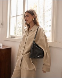 VESTIRSI - Eden Black Leather Shoulder Bag